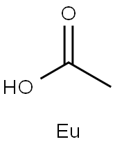 三酢酸ユウロピウム(III) 化学構造式