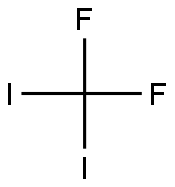 Diiododifluoromethane Struktur