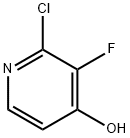 2-Chloro-3-fluoropyridin-4-ol Struktur