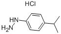 4-Isopropylphenylhydrazine hydrochloride Struktur