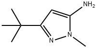 5-AMINO-3-TERT-BUTYL-1-METHYLPYRAZOLE Struktur