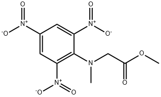 N-Methyl-N-(2,4,6-trinitrophenyl)-glycinemethylester Structure