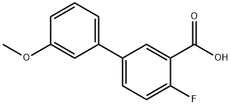 2-Fluoro-5-(3-methoxyphenyl)benzoic acid Structure