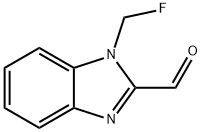1-(氟甲基)-1H-苯并咪唑-2-甲醛,118469-08-2,结构式