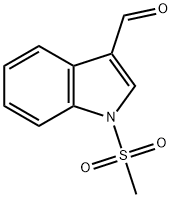 1-(methylsulfonyl)indole-3-carboxaldehyde Structure