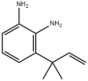 1,2-Benzenediamine,  3-(1,1-dimethyl-2-propenyl)-  (9CI) Structure