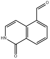 1-oxo-1,2-dihydroisoquinoline-5-carbaldehyde, 1184913-66-3, 结构式