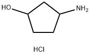 3-氨基环戊醇盐酸盐 结构式