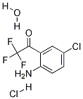 4-Chloro-2-(trifluoroacetyl)aniline hydrochloride hydrate 化学構造式