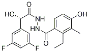 (ALPHAS)-3,5-二氟-ALPHA-羟基苯乙酸 2-(2-乙基-4-羟基-3-甲基苯甲酰基)肼,1184940-46-2,结构式