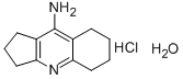 2,3,5,6,7,8-Hexahydro-1H-cyclopenta[b]quinolin-9-amine hydrochloride hydrate (1:1:1) Struktur