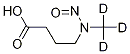 N-Nitroso-N-(methyl-D3)-4-aminobutyric Acid Structure