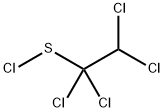 1,1,2,2-tetrachloroethanesulphenyl chloride  Struktur