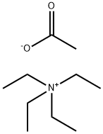 Tetraethylammonium acetate Struktur