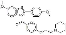 RALOXIFENE-D4 BISMETHYL ETHER, 1185006-58-9, 结构式