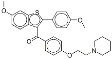 RALOXIFENE-D4 BISMETHYL ETHER Structure