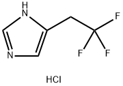 4-(2,2,2-TRIFLUOROETHYL)-1H-IMIDAZOLE HYDROCHLORIDE 结构式