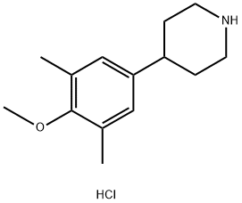 4-(4-Methoxy-3,5-dimethylphenyl)piperidinehydrochloride Structure