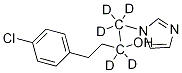 4-(4-Chlorophenyl)-1-imidazol-1-yl-(butan-D5)-2-ol Structure