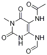 5-Acetyl-d3-amino-6-formylamino-3-methyluracil
(also see A168213) Structure