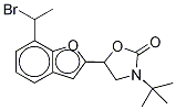 3-(tert-Butyl-d9)-5-[7-(bromoethyl)-2-benzofuranyl]-2-oxazolidinone (Mixture of Diastereomers) Struktur