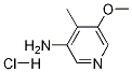 5-Methoxy-4-methylpyridin-3-amine hydrochloride Structure