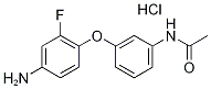 N-[3-(4-Amino-2-fluorophenoxy)phenyl]acetamidehydrochloride Struktur