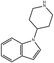 1-(PIPERIDIN-4-YL)-1H-INDOLE, 118511-81-2, 结构式