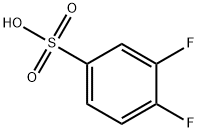 3,4-二氟苯磺酸 结构式