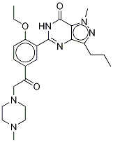 Nor-acetildenafil-d8 结构式