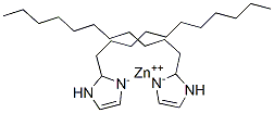 1H-Imidazole, 2-undecyl-, zinc salt Structure