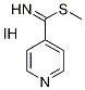 S-Methyl-4-pyridylthioimidate hydroiodide Structure