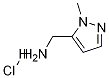 (1-メチル-1H-ピラゾール-5-イル)メタンアミン塩酸塩 化学構造式