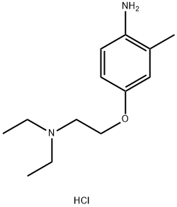N-[2-(4-Amino-3-methylphenoxy)ethyl]-N,N-diethylamine dihydrochloride Structure
