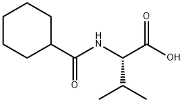 2-[(CYCLOHEXYLCARBONYL)AMINO]-3-METHYLBUTANOIC ACID Struktur