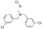 N,N-双(3-氯苄基)甲胺盐酸盐 结构式