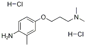 N-[3-(4-Amino-3-methylphenoxy)propyl]-N,N-dimethylamine dihydrochloride Struktur