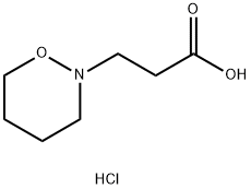 3-(1,2-oxazinan-2-yl)propanoic acid hydrochloride Structure