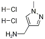 4-(氨基甲基)-1-甲基吡唑盐酸盐, 1185299-72-2, 结构式