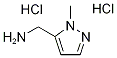 (1-甲基-1H-吡唑-5-基)甲胺二盐酸, 1185299-87-9, 结构式