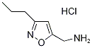 C-(3-Propyl-isoxazol-5-yl)-methylaminehydrochloride Structure