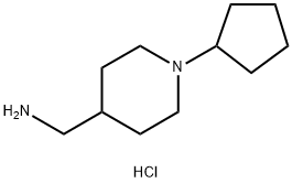 C-(1-Cyclopentyl-piperidin-4-yl)-methylaminedihydrochloride Structure