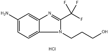 3-(5-Amino-2-trifluoromethyl-benzoimidazol-1-yl)-propan-1-ol dihydrochloride