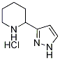 2-(1H-Pyrazol-3-yl)-piperidine hydrochloride Structure