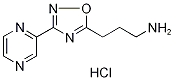 [3-(3-pyrazin-2-yl-1,2,4-oxadiazol-5-yl)propyl]amine hydrochloride Structure