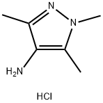 4-氨基-1,3,5-三甲基吡唑盐酸盐, 1185303-62-1, 结构式
