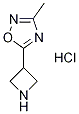 5-(AZETIDIN-3-YL)-3-METHYL-1,2,4-OXADIAZOLE;HYDROCHLORIDE,1185303-98-3,结构式