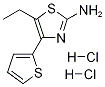 5-ETHYL-4-THIOPHEN-2-YL-THIAZOL-2-YLAMINEDIHYDROCHLORIDE Struktur