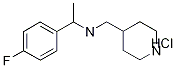 N-[1-(4-氟苯基)乙基]-4-哌啶甲胺盐酸盐, 1185307-34-9, 结构式