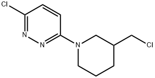 3-chloro-6-(3-(chloroMethyl)piperidin-1-yl)pyridazine Structure
